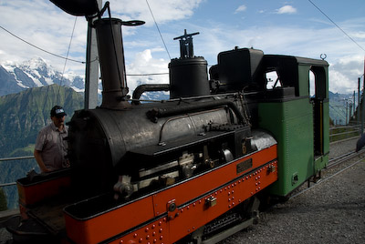 シーニゲ・プラッテ鉄道(SPB)の蒸気機関車