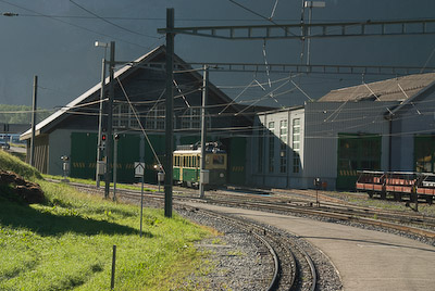 グルントの列車の車庫