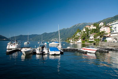 アスコーナ[Ascona]からのマッジョーレ湖[Lago Maggiore/193m]