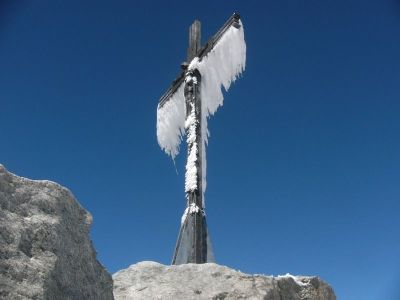 写真:ヴァイスホルン登頂（たぬ）