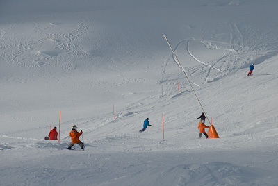 写真:ゴルナーグラートとロートホルンでスキー