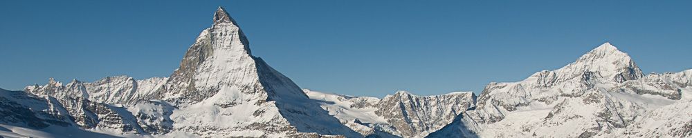 写真:サンモリッツとツェルマットでスキー(2010年冬)